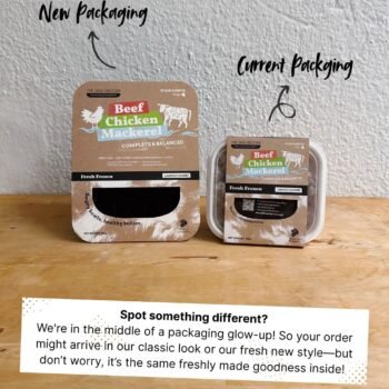 Lightly Cooked: Beef, Chicken & Mackerel